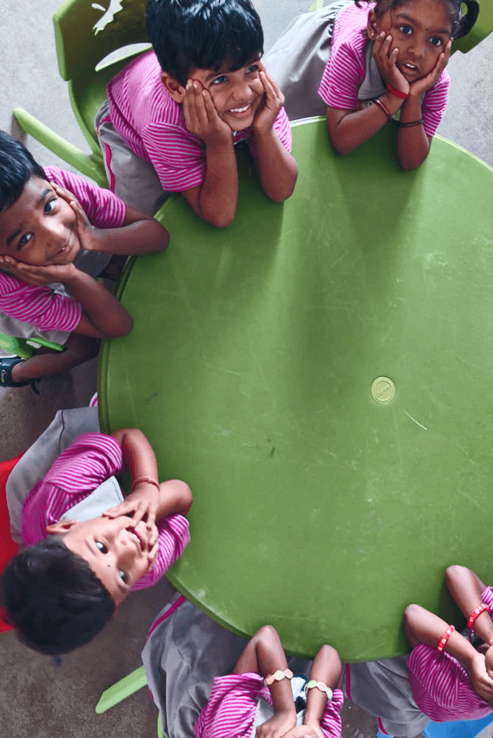 Children at table